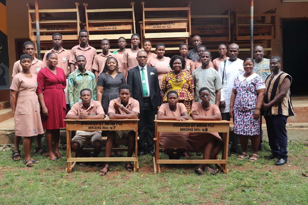 Donation of Desks to the Manya Krobo Senior High School