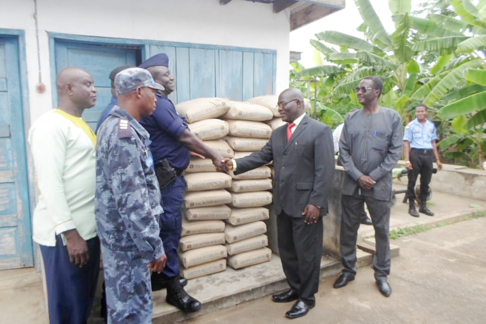 Donations to Akuse Police Station, Nuaso Police Station, and Acro Senior High School